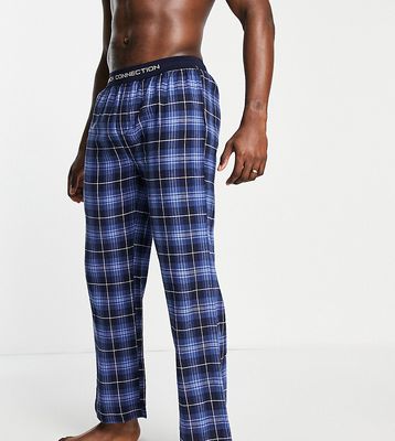 French Connection Tall lounge bottoms in blue check