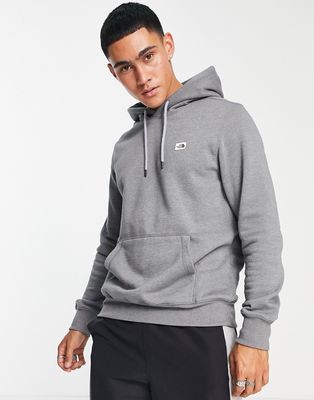 The North Face Heritage Patch logo hoodie in gray