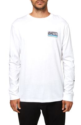 O'Neill Ride On Long Sleeve Graphic Tee in White