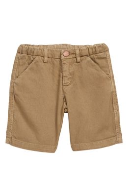 Bonpoint Clovis Stretch Cotton Twill Shorts in Kaki Clair