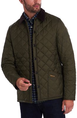 Barbour Heritage Liddesdale Quilted Jacket in Olive