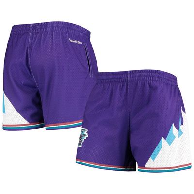 Women's Mitchell & Ness Purple Utah Jazz Jump Shot Shorts