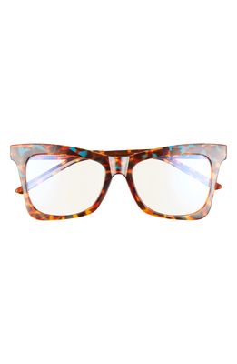Fifth & Ninth Cody 54mm Butterfly Blue Light Blocking Glasses in Torte/Clear