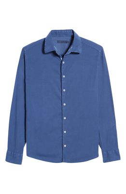 Stone Rose Men's Stretch Button-Up Shirt in Blu/Ind