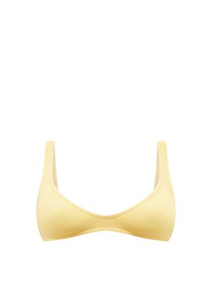 Melissa Odabash - Monaco Scoop-neck Bikini Top - Womens - Lemon