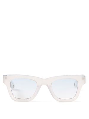 Jacquemus - Square-frame Acetate Sunglasses - Womens - Light Blue