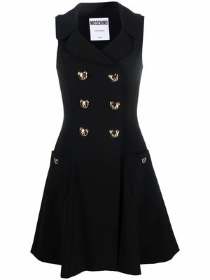 Moschino double-breasted blazer dress - Black