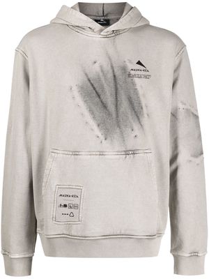 Mauna Kea washed pullover hoodie - Grey