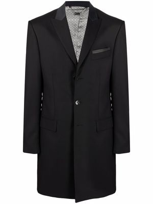 Billionaire tailored-fit single-breasted coat - Black