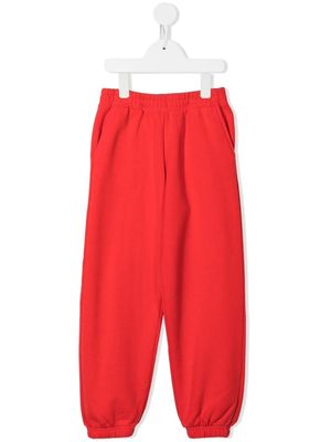 ERL KIDS Woven jersey track pants - Red