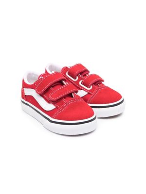 Vans Kids Old Skool touch-strap sneakers - Red