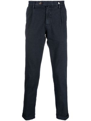 Myths mid-rise slim-fit trousers - Blue