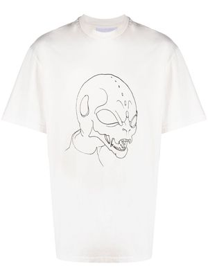Han Kjøbenhavn graphic-print organic cotton T-shirt - White