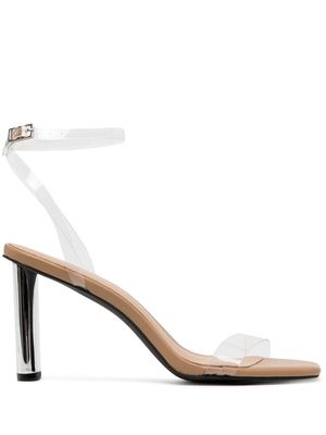 MANNING CARTELL Electric Nude transparent-strap sandals - Brown