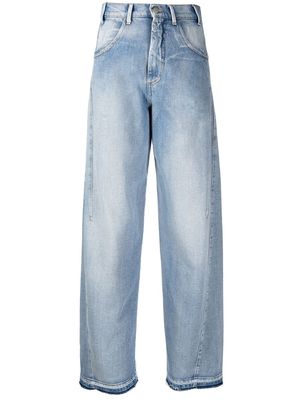 Andrea Ya'aqov high-waist wide-leg jeans - Blue