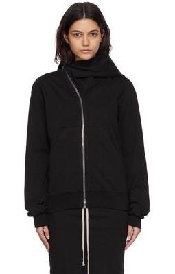 Rick Owens Drkshdw Black Cotton Hoodie