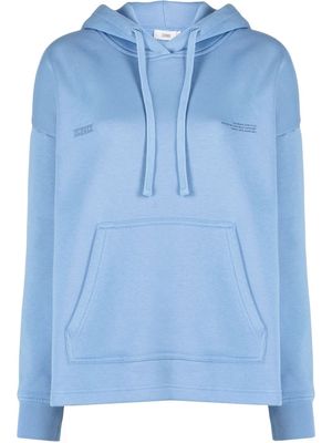 Closed logo-print drawstring hoodie - Blue