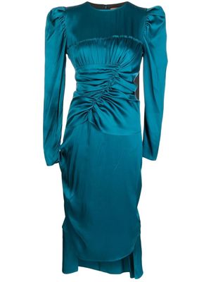 colville Oh Lala ruched silk dress - Blue