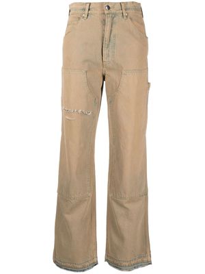 AMIRI Carpenter distressed jeans - Brown