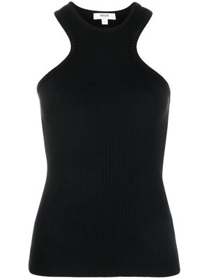 AGOLDE ribbed knit sleeveless top - Black