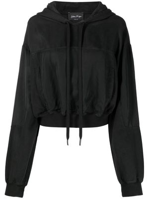 Andrea Ya'aqov drawstring hooded jumper - Black
