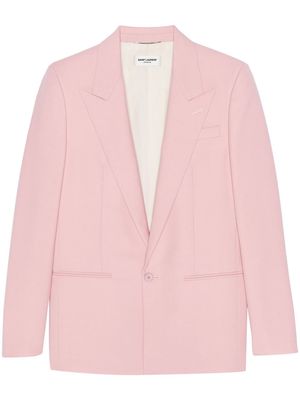 Saint Laurent single-breasted blazer - Pink