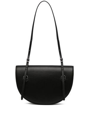 GIA STUDIOS half-moon faux-leather crossbody bag - Black
