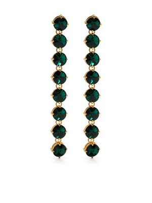 Maria Lucia Hohan Ersa crystal-drop earrings - Green