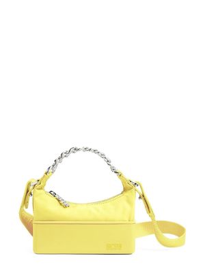 Gcds Mathilda chain-link tote bag - Yellow