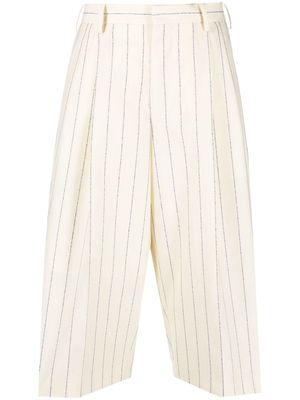 Marni cropped striped trousers - Neutrals