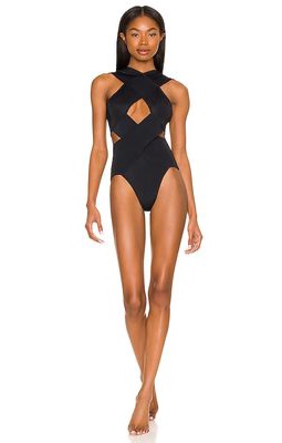 OYE Swimwear Chiara One Piece in Black