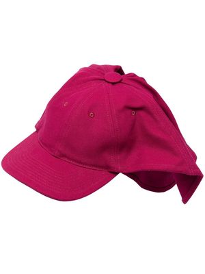 Raf Simons ear flap baseball cap - Pink