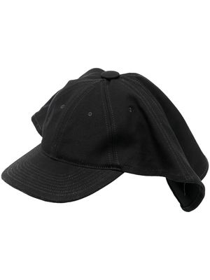 Raf Simons ear flap baseball cap - Black