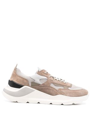 D.A.T.E. panelled low-top sneakers - Neutrals
