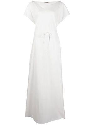 There Was One boat neck tunic dress - White