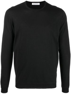 GOES BOTANICAL crew neck merino sweatshirt - Black