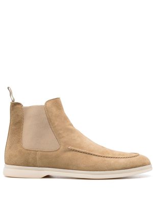 Scarosso Eugenio suede ankle boots - Neutrals