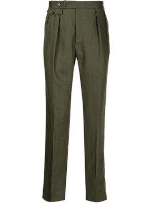 Polo Ralph Lauren linen straight-leg trousers - Green