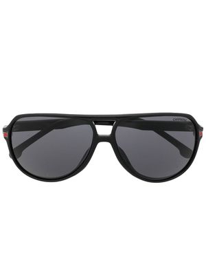Carrera round-frame pilot sunglasses - Black
