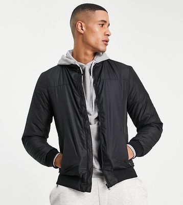 French Connection Tall padded bomber jacket in black