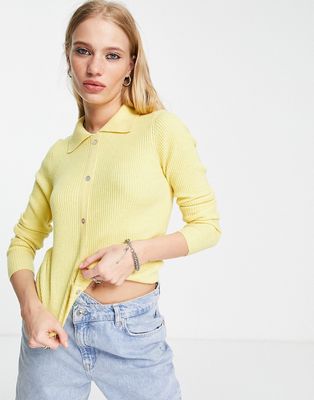 Only lightweight cardigan in yellow