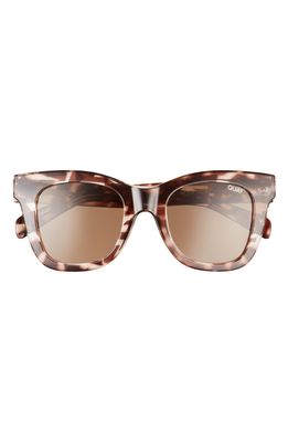 Quay Australia After Hours 50mm Square Sunglasses in Tort /Brown Polarized