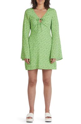 Charlie Holiday Nixon Floral Long Sleeve Minidress in Field Of Flowers