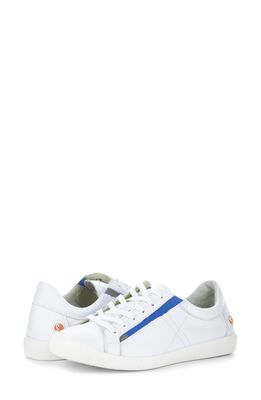 Softinos by Fly London Iddy Sneaker in 000 White/Blue