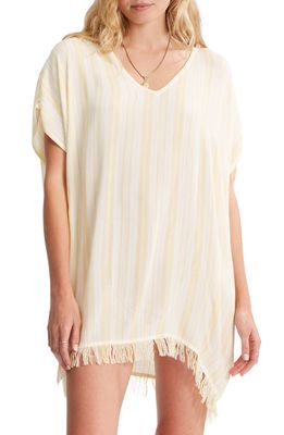 Billabong Walk Away Cover-Up Top in White/Multi