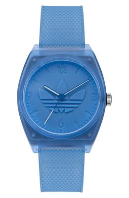 adidas Project Two Resin Rubber Strap Watch