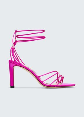 Anita Strappy Ankle-Tie Sandals