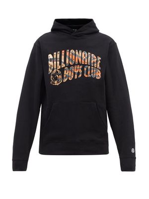 Billionaire Boys Club - Animal Arch-print Cotton-jersey Hooded Sweatshirt - Mens - Black