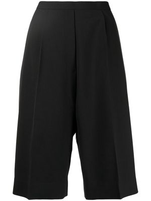 GIA STUDIOS pressed-crease two-pocket tailored shorts - Black