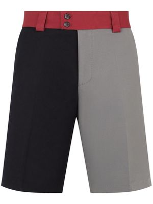 Dolce & Gabbana colour-block tailored shorts - Black